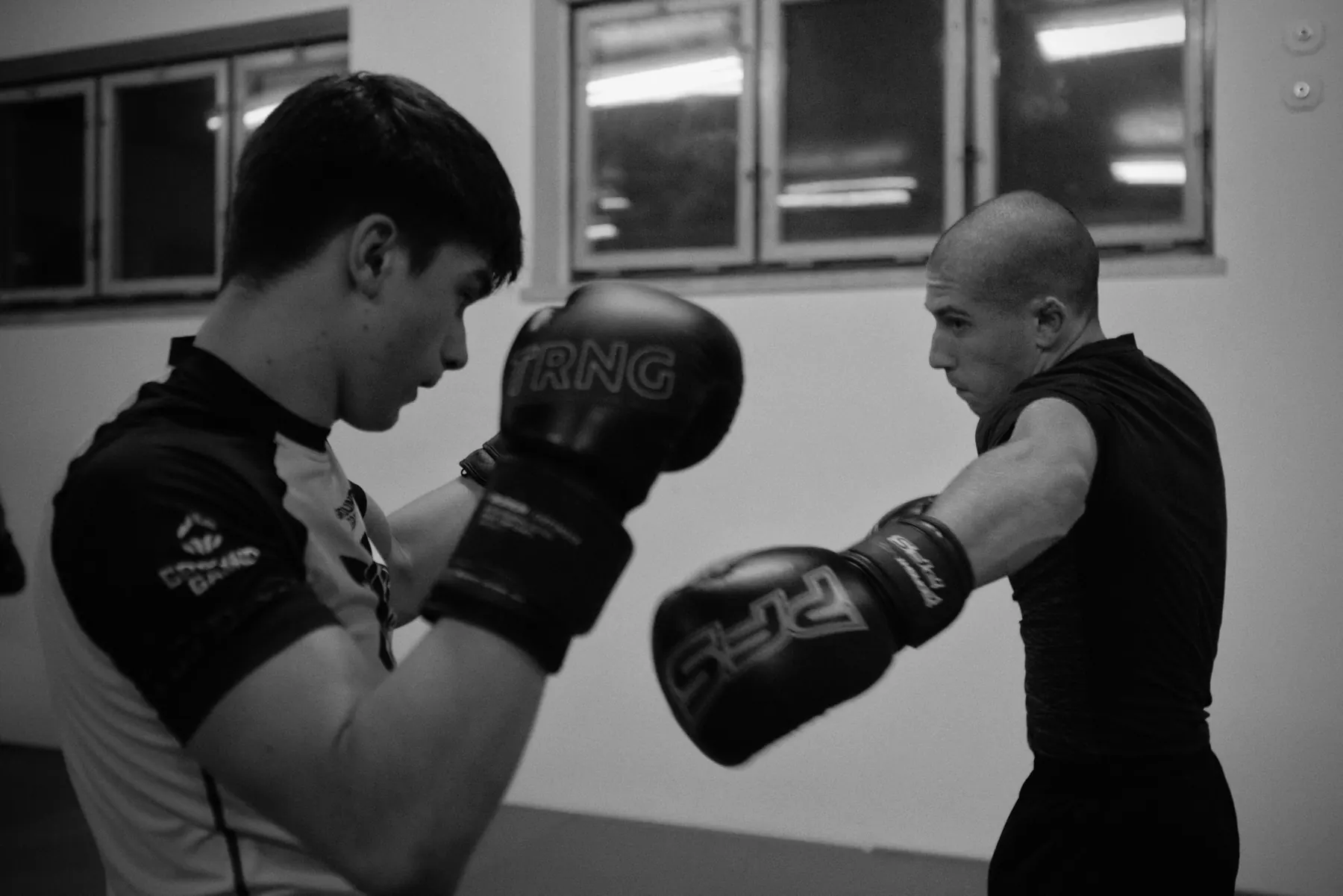 Rad u paru na kickboxing treningu
